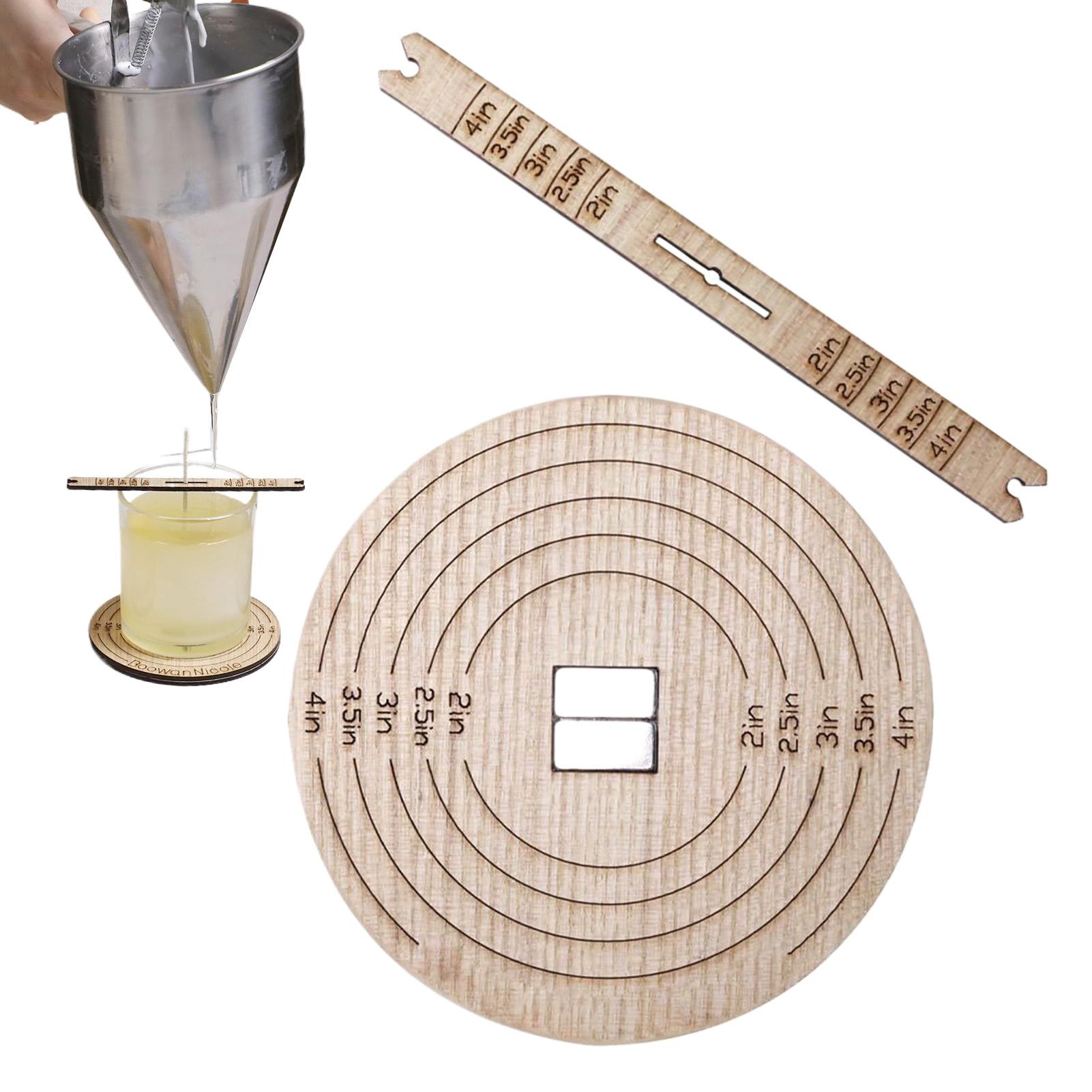 Candle Fragrance Supplies - 2 adet fitil merkezleme aracı ahşap