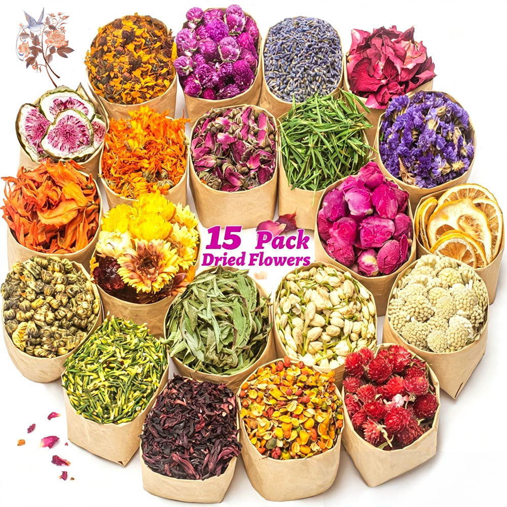 15 Torba Kurutulmuş Çiçek El S - Your Candle Supplies incelemesi ve fiyatı