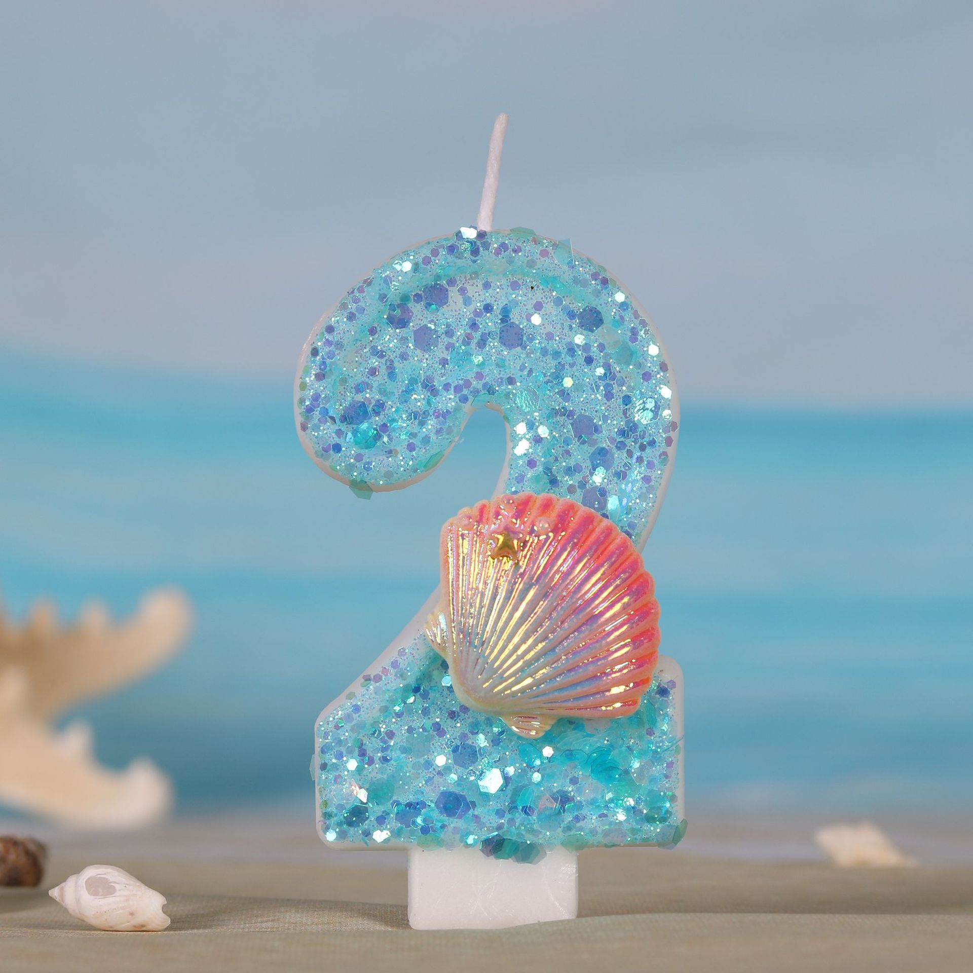 Okyanus Denizkızı Tema Kek Mum - Zebra Candle Supplies incelemesi ve fiyatı