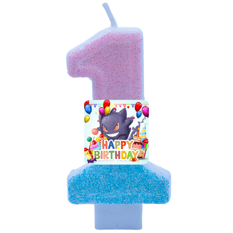 Pokemon Gengar Mumlar Temalı D - Zebra Candle Supplies incelemesi ve fiyatı