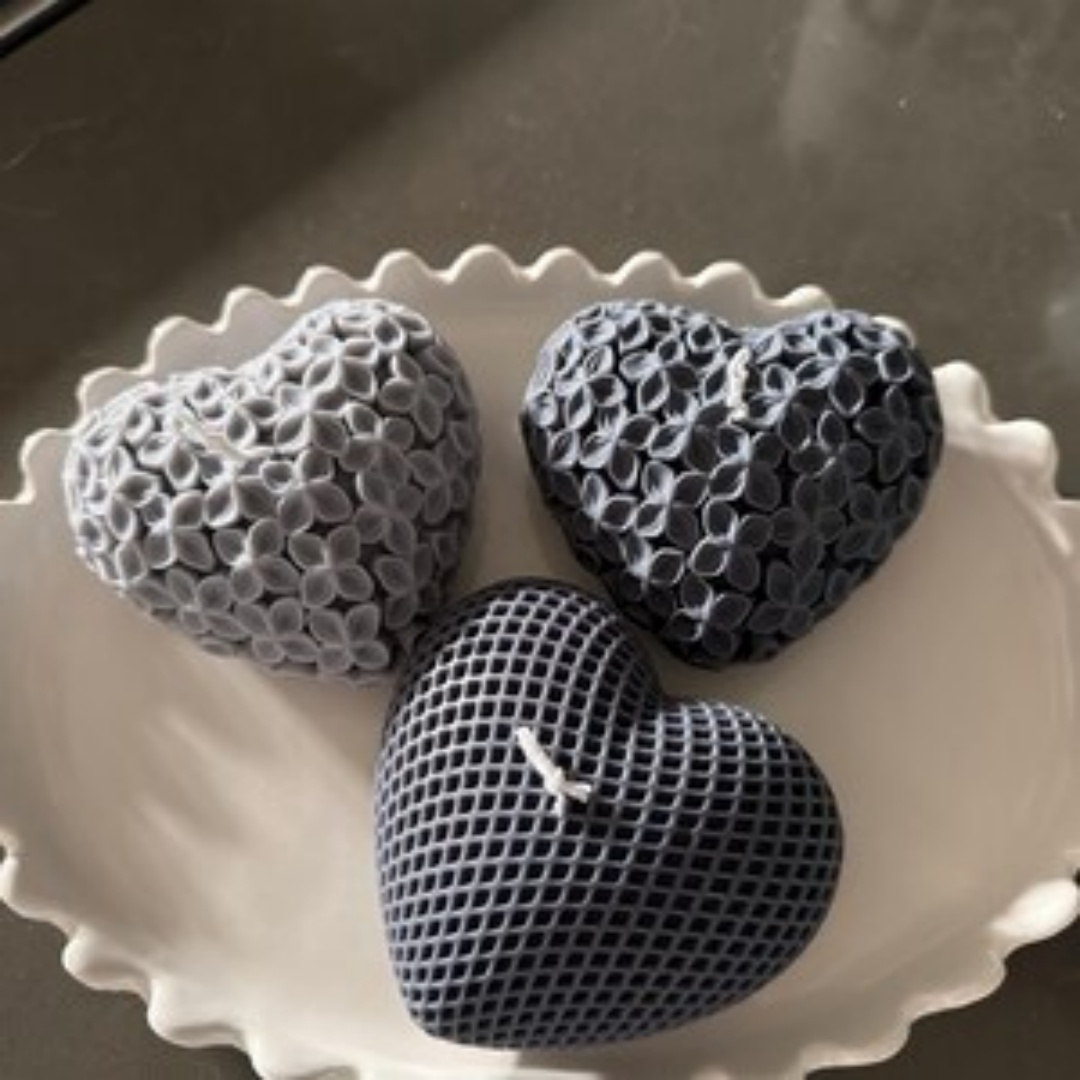 2PCS Aşk Mum Kalıbı 3D Çiçek A - Candle Fragrance Supplies incelemesi ve fiyatı